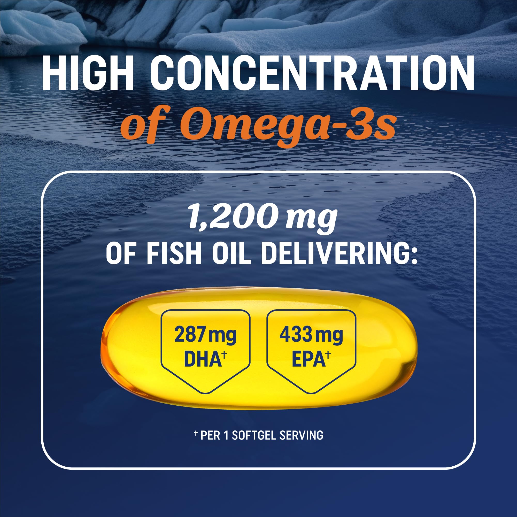 MAV NUTRITION Omega3 EPA DHA, cápsulas potentes para la función cerebral.