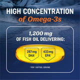MAV NUTRITION Omega3 EPA DHA, cápsulas potentes para la función cerebral.