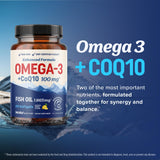 Detalle EPA/DHA de MAV Nutrition Omega3 CoQ10.