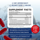 Presentación sostenible certificada de MAV Nutrition Omega3.