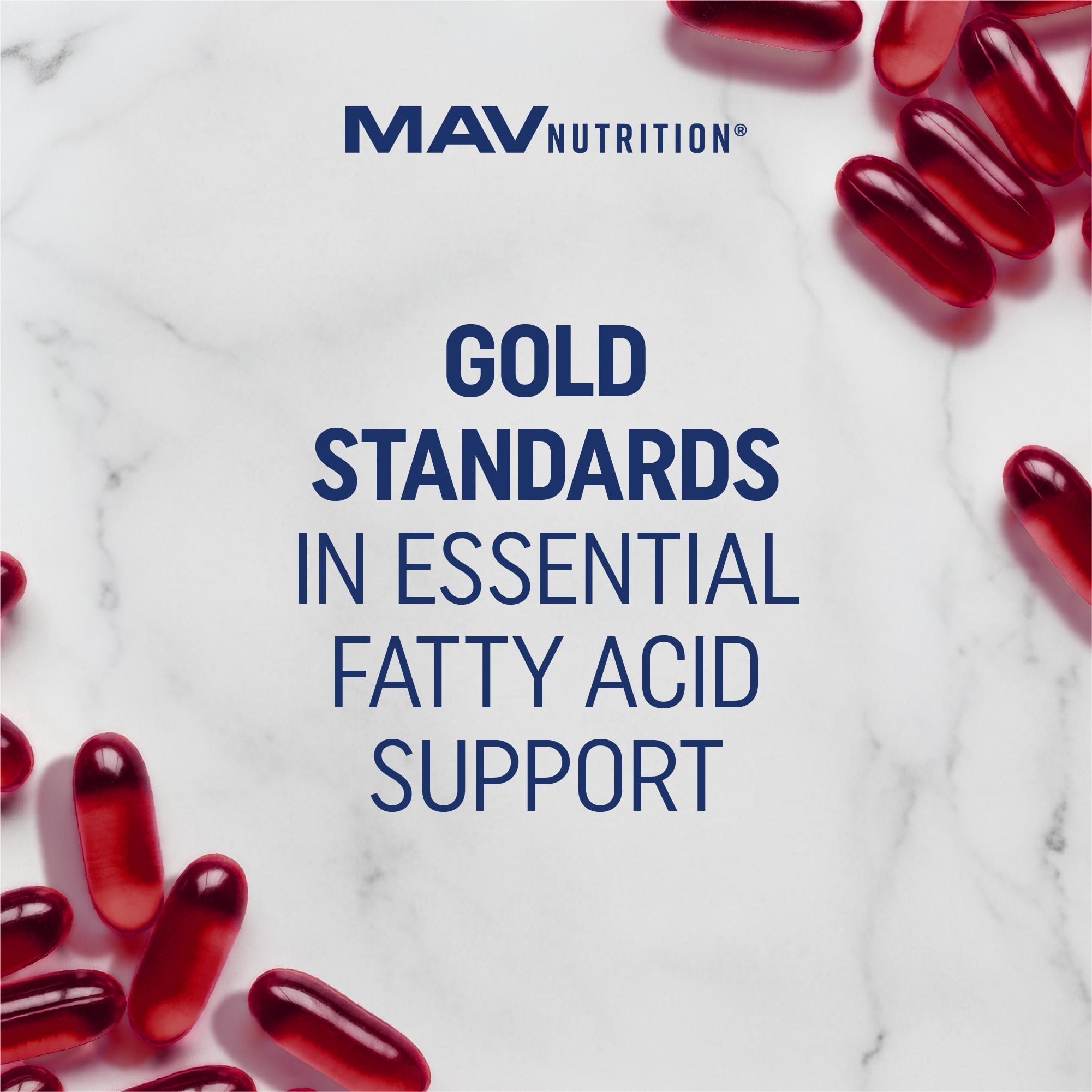 Uso diario de MAV Nutrition Omega3 para apoyo equilibrado.