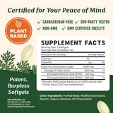 Símbolo Omega3 en MAV NUTRITION para DHA y EPA.
