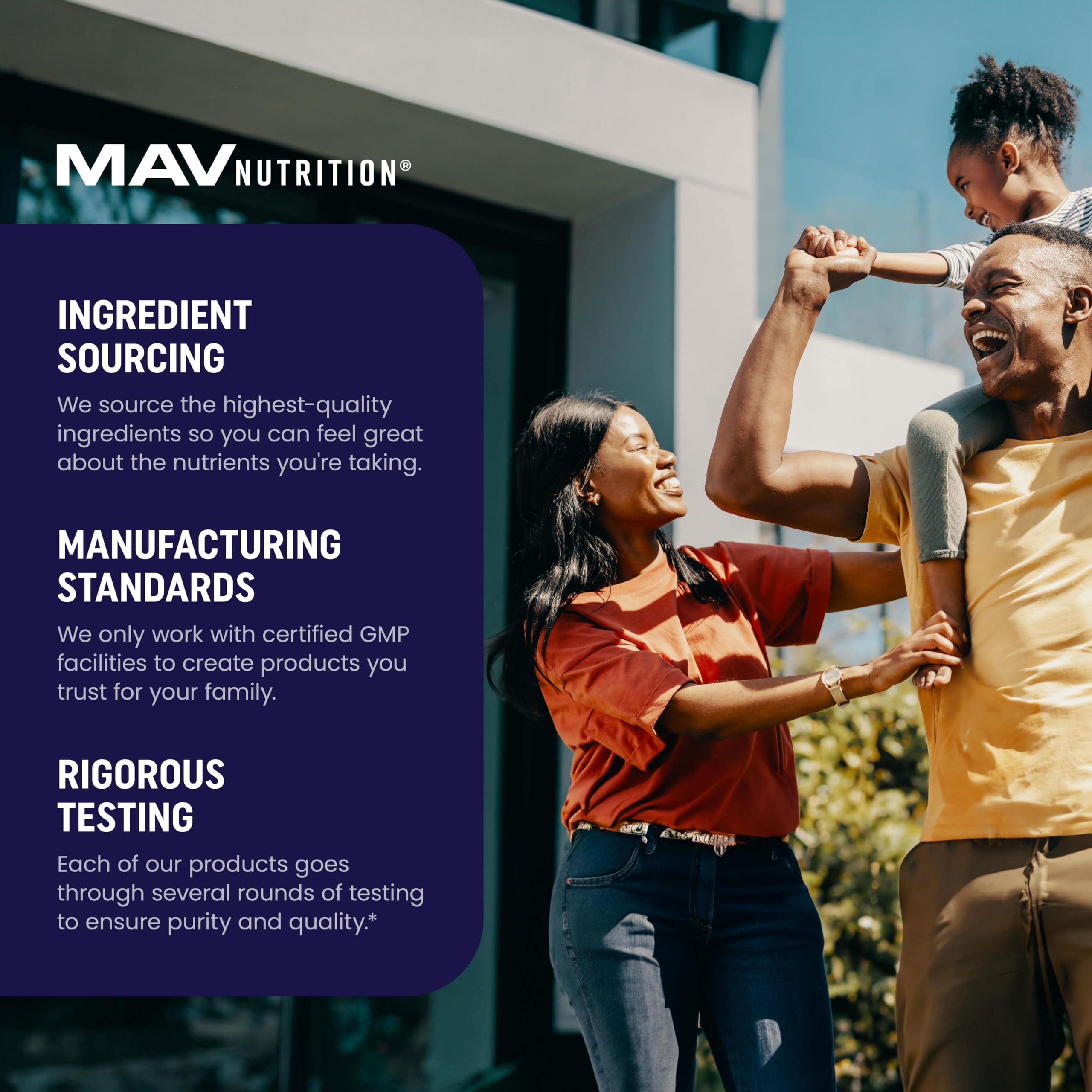 MAV NUTRITION sin gluten visual, apto para dietas sensibles.
