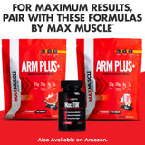 Max Muscle Maxpro Elite envase de 2 libras para planificación semanal.