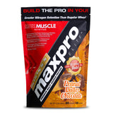 Max Muscle Maxpro Elite porción-30g de proteína para medir ingesta diaria.