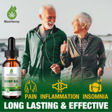 MaxHemp: paquete de tres botellas facilita la rutina diaria.