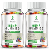 Gomitas MaxHemp sabor frutas tropicales como snack diario