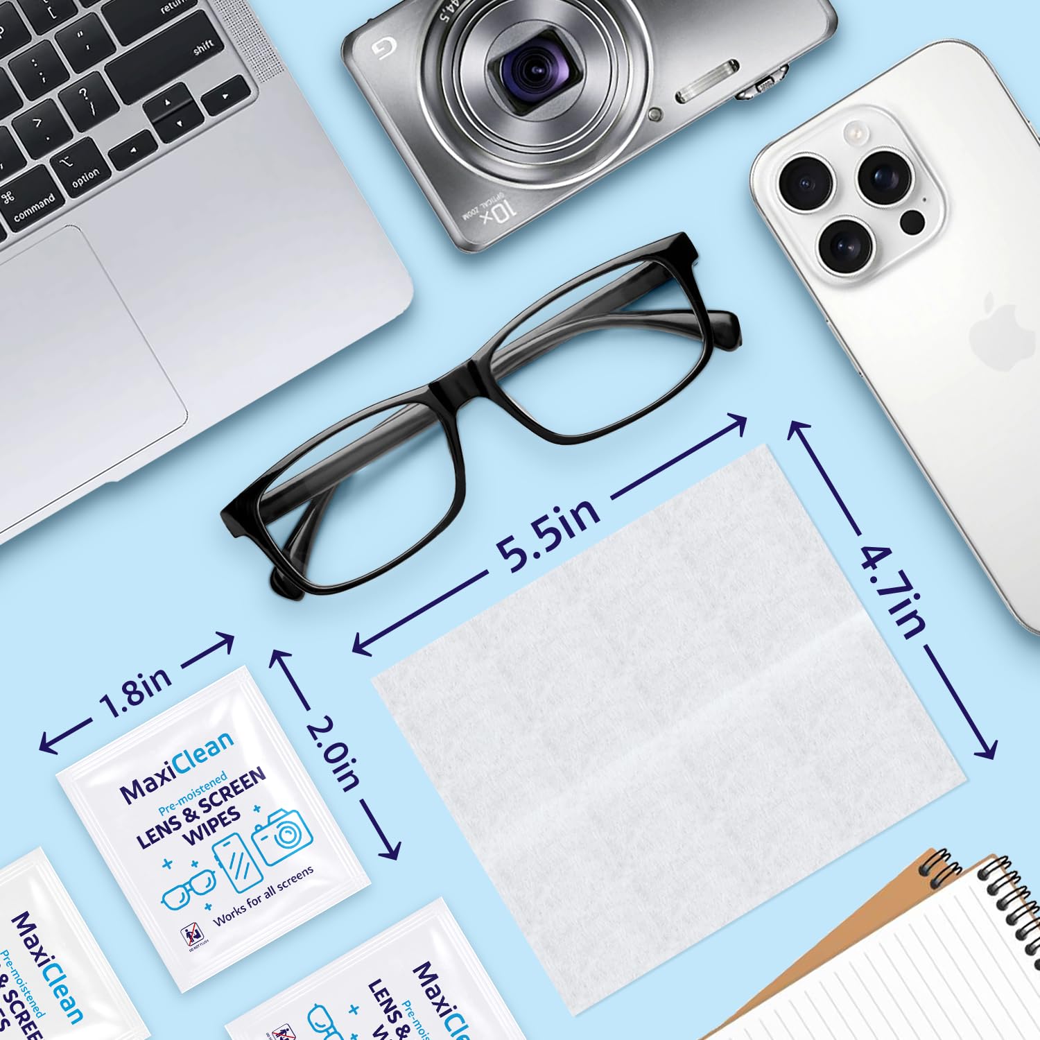 Maxi Clean: limpieza de lentes de cámara para imágenes nítidas.