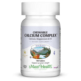  Maxi Health Calcio Complejo Vanilla: tabletas masticables para ingesta diaria conveniente.