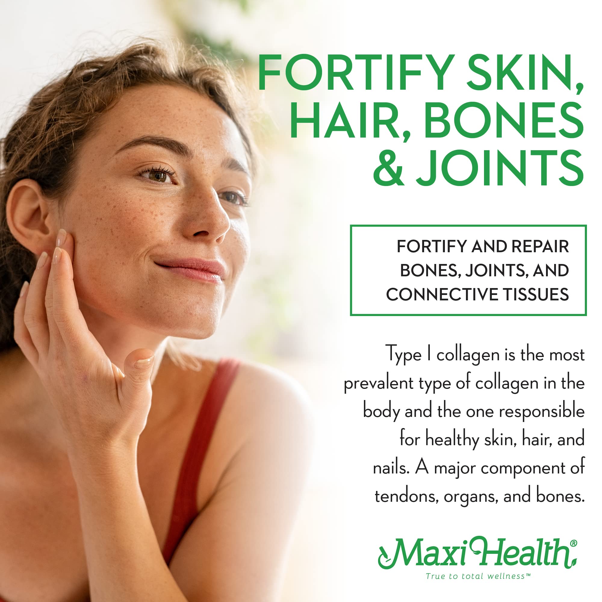 Maxi Health Collagen kosher y libre de alérgenos para diferentes dietas