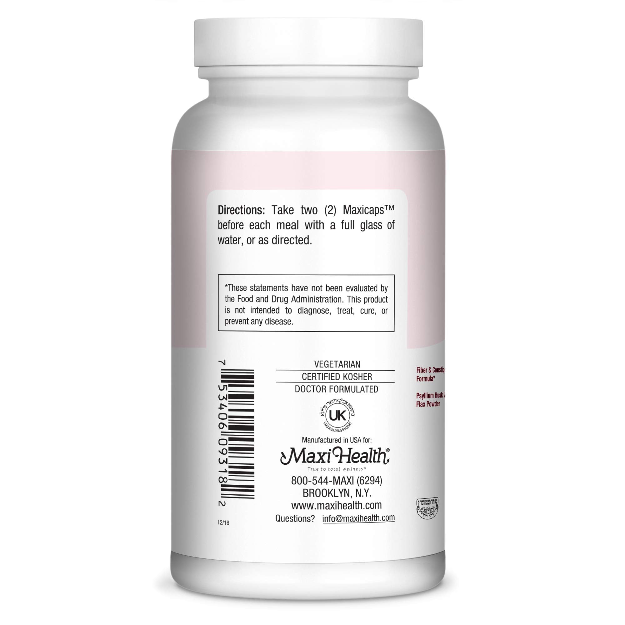 Maxi Health Fibermax Supreme ayuda a reducir hinchazón y molestias estomacales