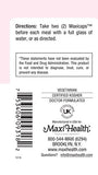 Maxi Health Fibermax Supreme apto para vegetarianos y kosher, sin gluten ni aditivos