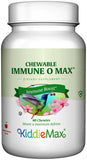 Maxi Health Immuno-O-Max, tableta masticable sabor cereza, para apoyo inmunitario diario.