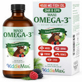 Maxi Health Omega-3 para niños, sabor fruta, adecuada ingesta diaria