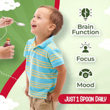 Sabor frutal de Maxi Health Omega-3 para niños sin regurgitación