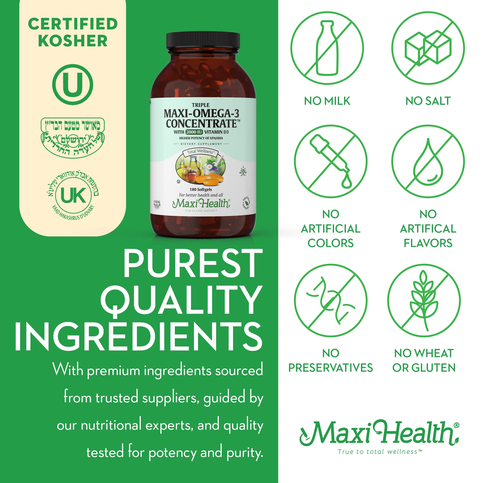 Recubrimiento entérico evita sabor a pescado en Omega 3 Maxi Health