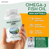 Maxi Health Omega 3: cápsulas sin sabor y fáciles de tragar