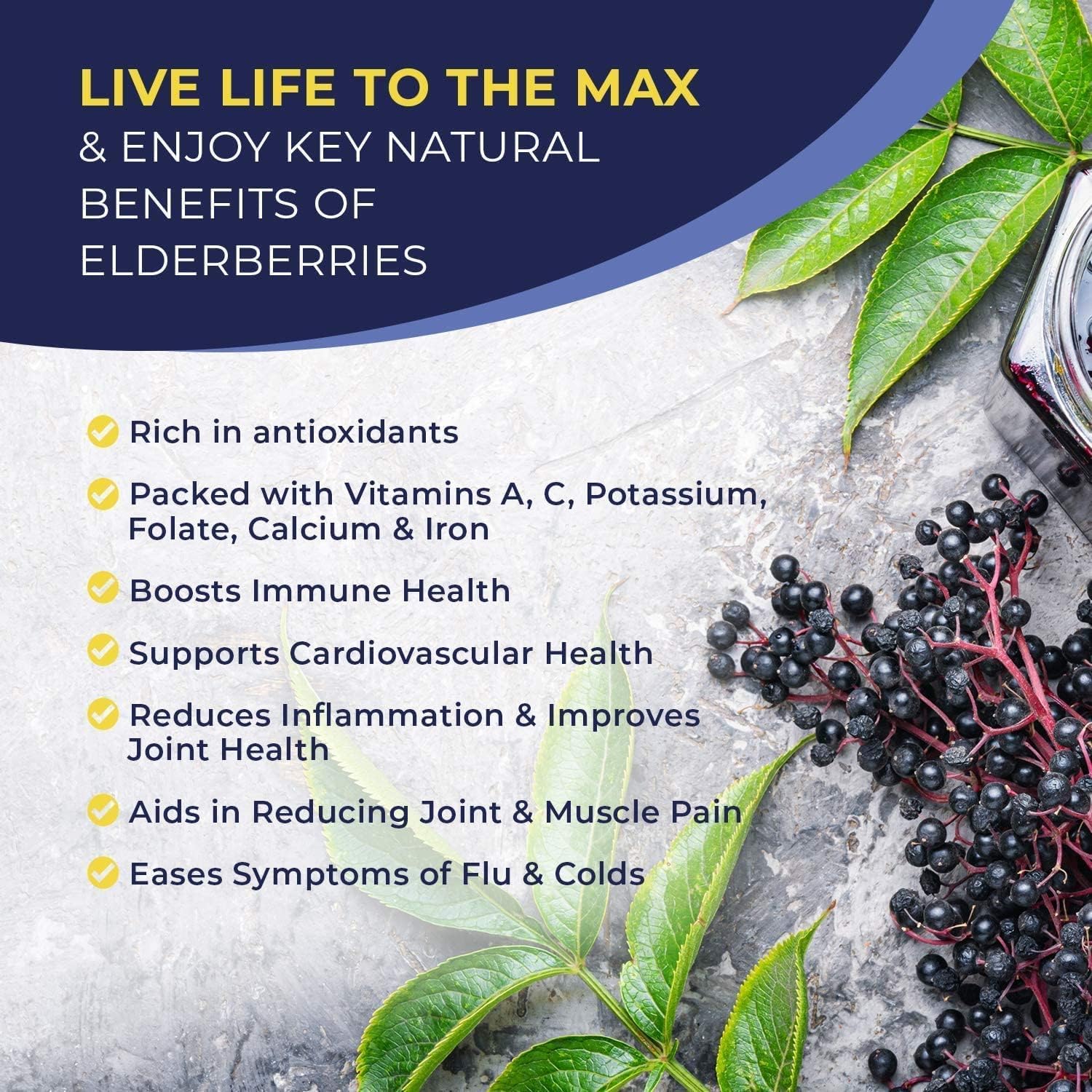 MaxImmunity: gotero para dosis precisas de sirope de sauco.