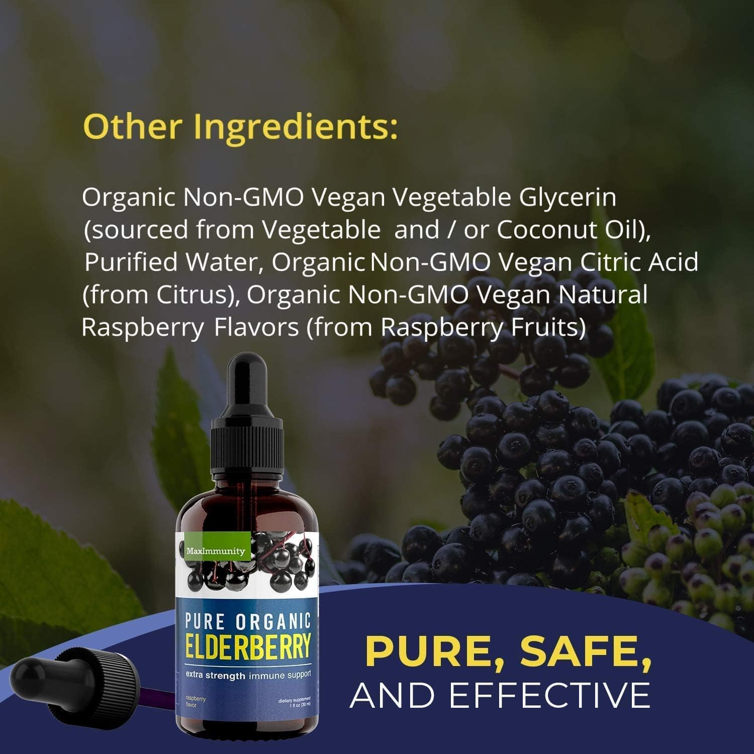 MaxImmunity: sabores naturales y agradable al paladar.