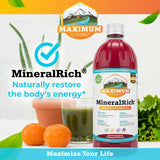 Maximum Living MineralRich dosificador para medida fácil y precisa