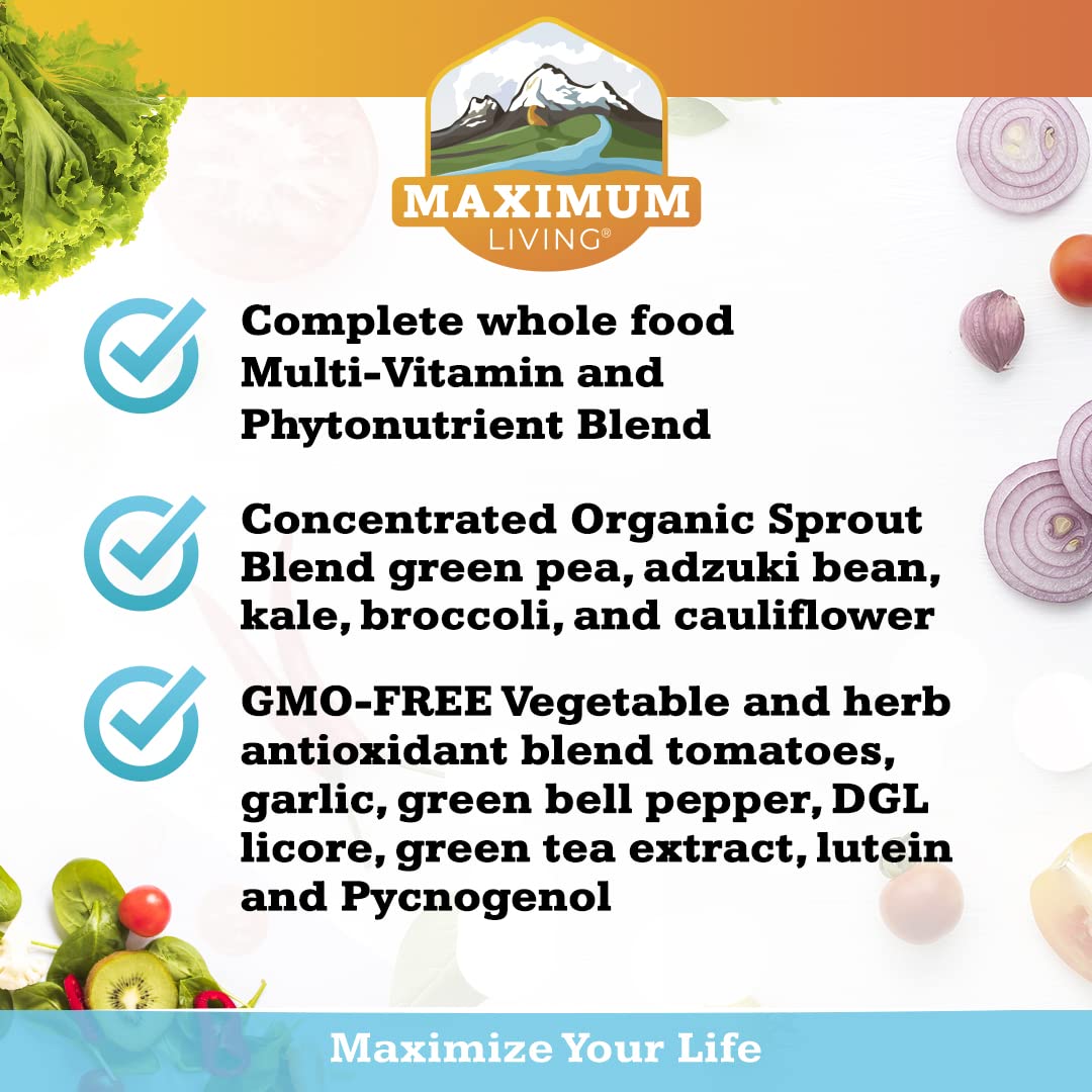 Brotes orgánicos en Vita-Sprout con nutrientes vegetales naturales.