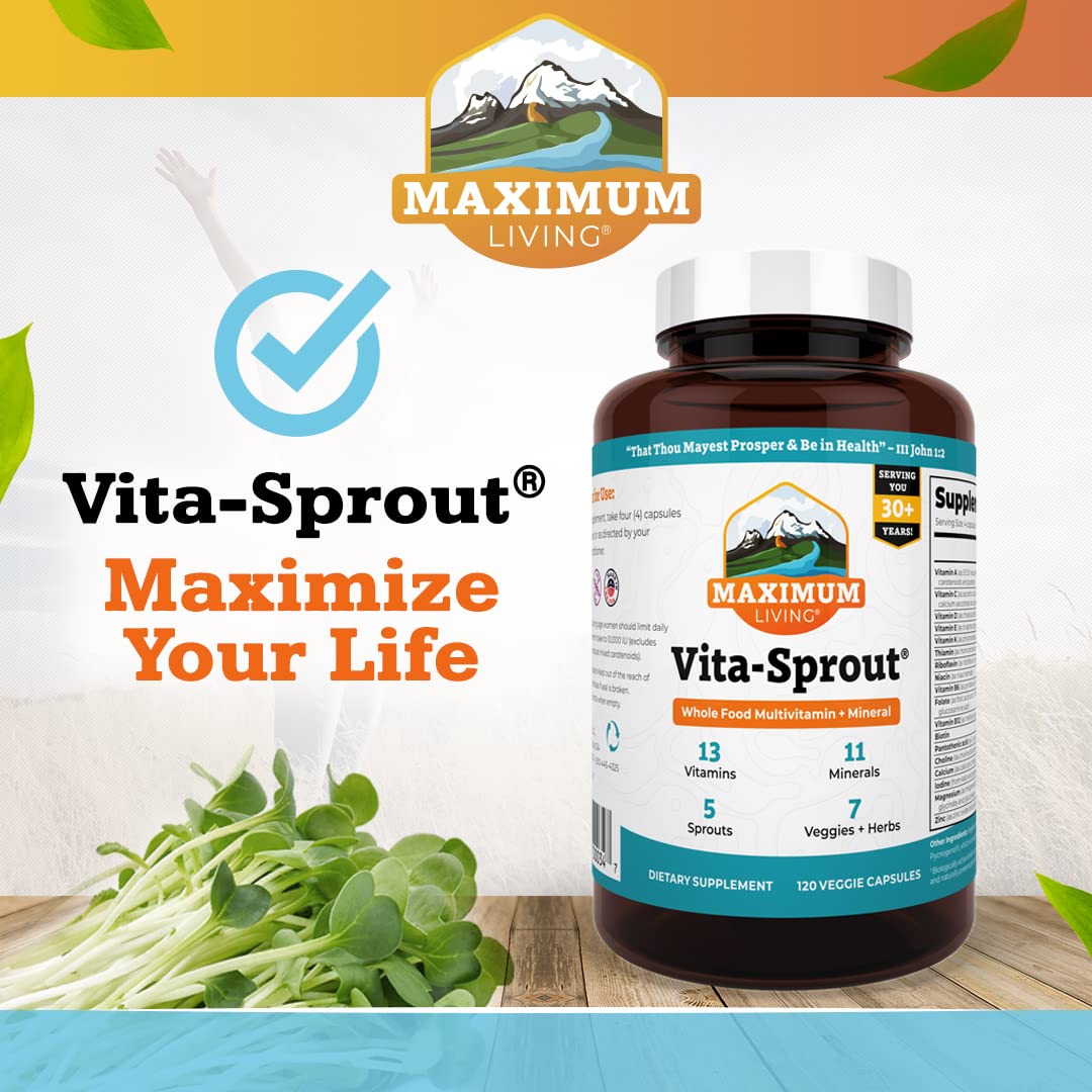 Cápsulas fáciles de digerir para la rutina diaria con Vita-Sprout.