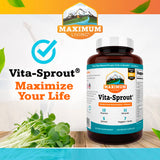 Cápsulas fáciles de digerir para la rutina diaria con Vita-Sprout.