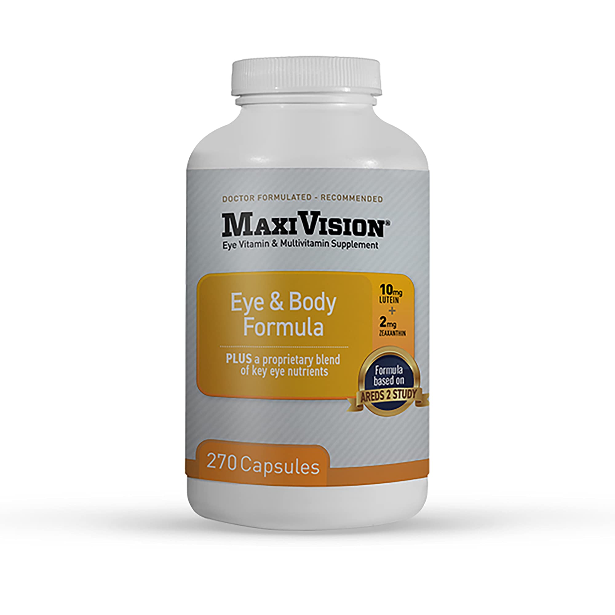 MaxiVision: cápsulas AREDS2 con luteína y zeaxantina para salud macular