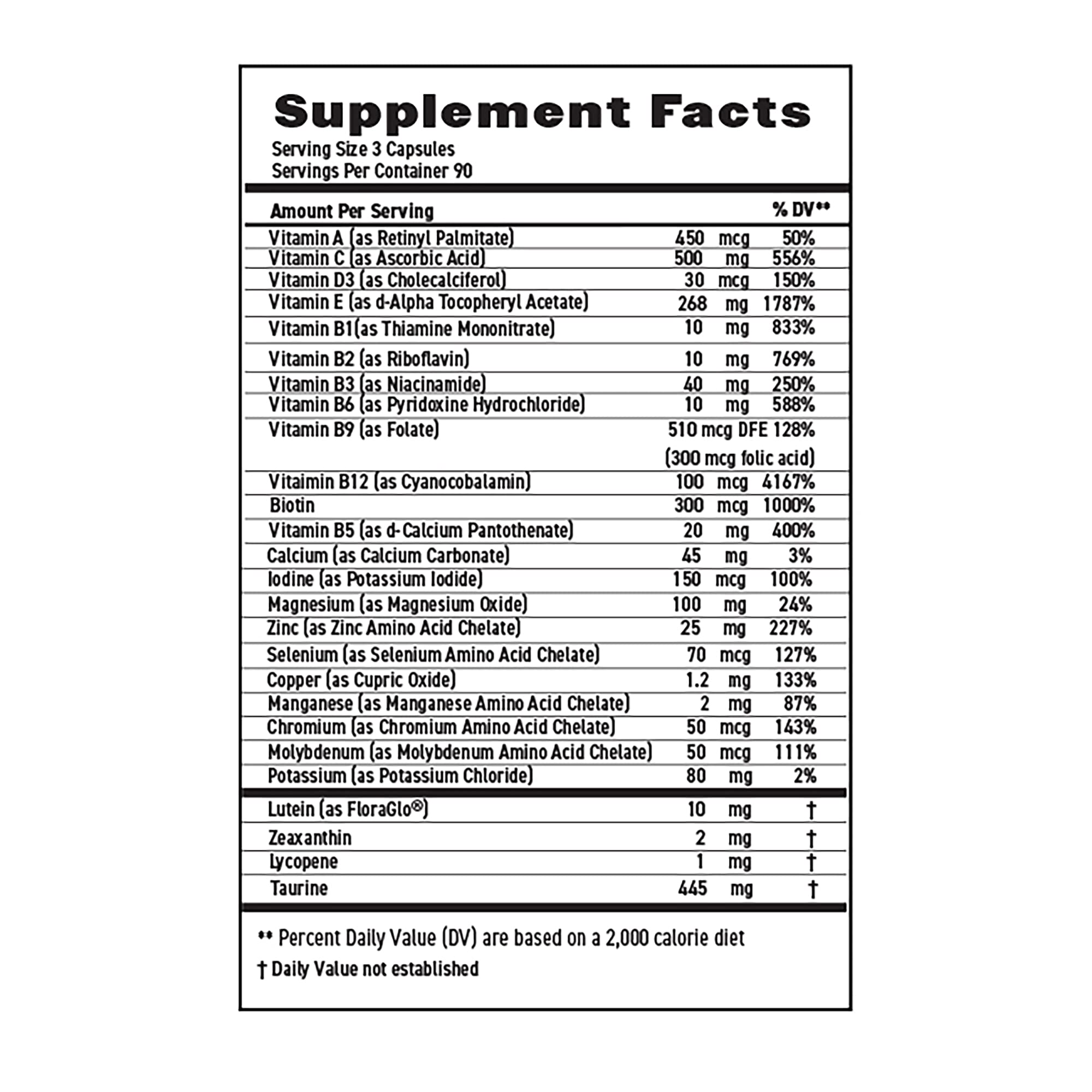 MaxiVision: zinc 25 mg para soporte ocular y salud general