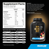 Fabricado en EE. UU. bajo GMP con Maxler Golden Suero