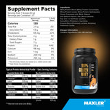 Preparación en mesa con Maxler 100% Golden Whey, perfecto para recetas caseras simples.