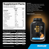 Maxler textura suave y mezcla rápida con leche
