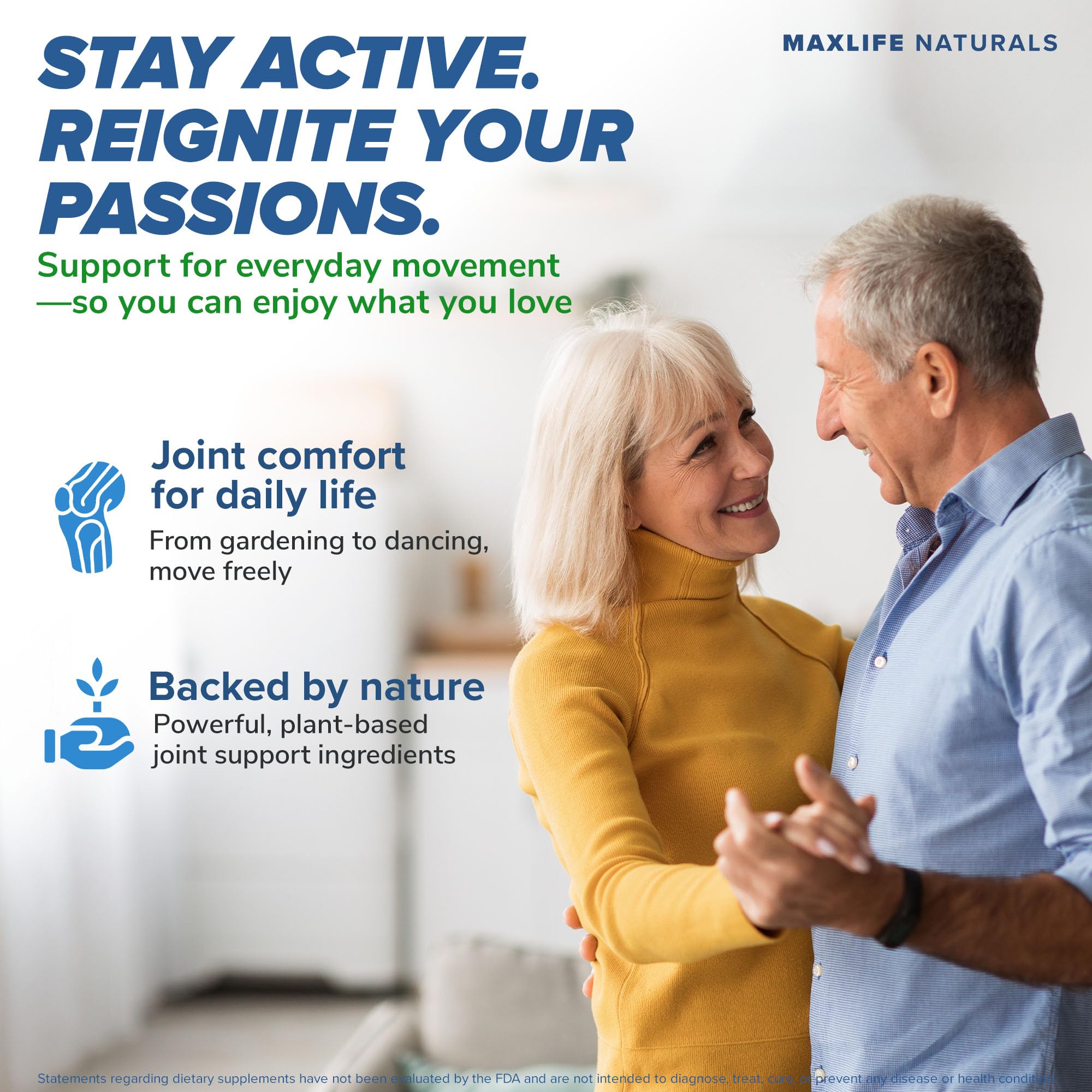 MAXLIFE NATURALS ArthroFlex etiqueta detalle, destaca los ingredientes clave.