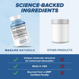 MAXLIFE NATURALS TTFD tiamina B1 caja carton elegante
