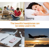 MAXROCK Tapones para Dormir altavoz 5mm ofrece audio claro para escuchar música.