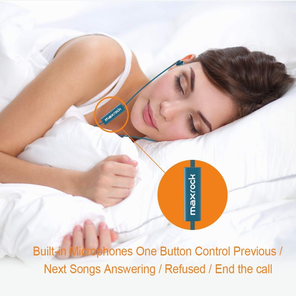 MAXROCK Tapones para Dormir sistema doble tamaño para ajuste seguro.