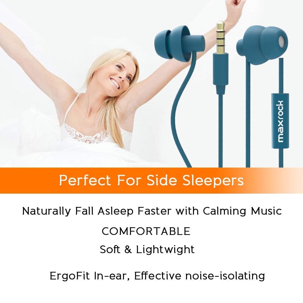 MAXROCK Tapones para Dormir estuche con cremallera para transporte seguro.
