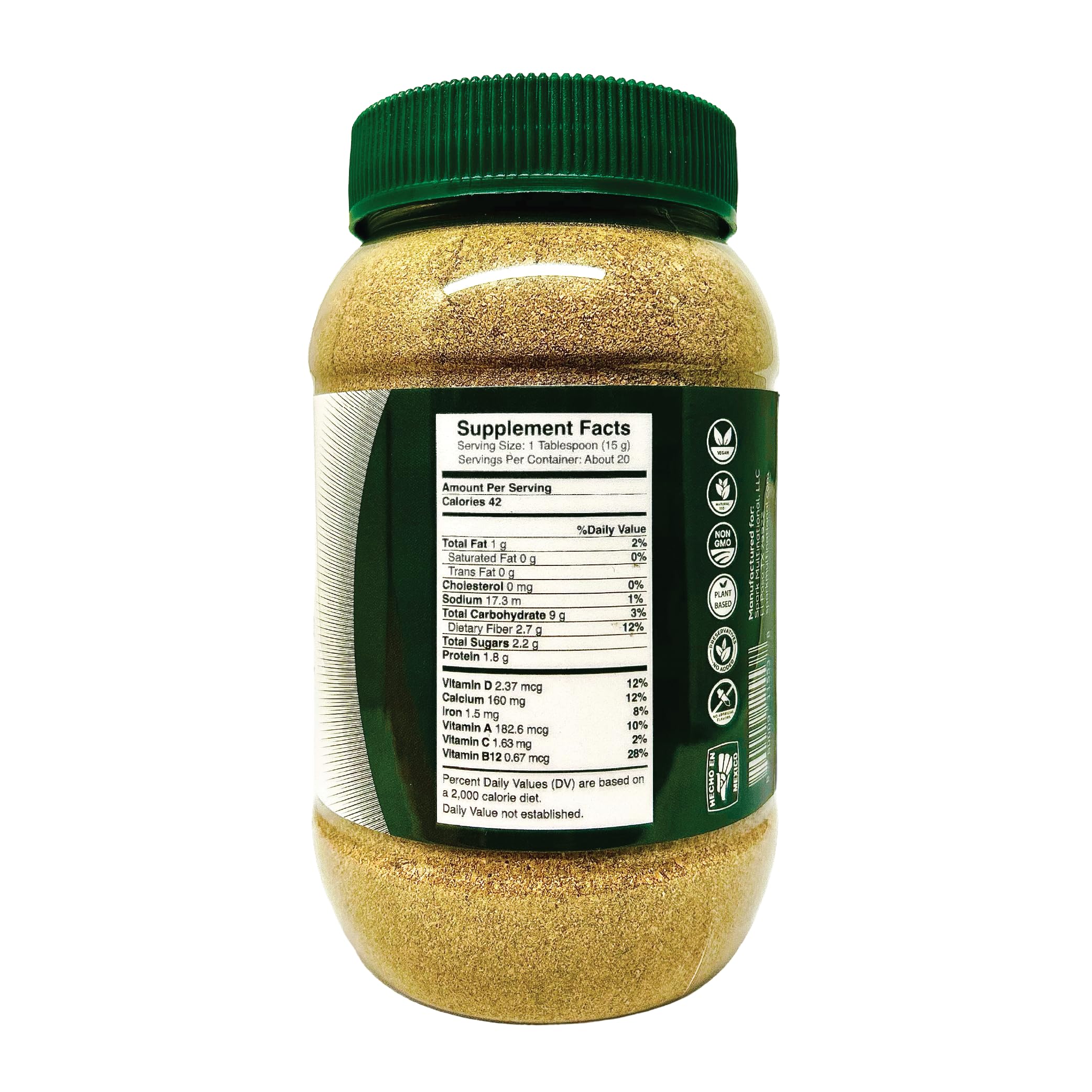 MAYAHUEL Forte mezcla en agua, sabor neutro y rápida absorción de fibra.