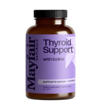 Mayfair Naturals tiroides frasco 120 cápsulas, apoyo diario para energía y equilibrio.
