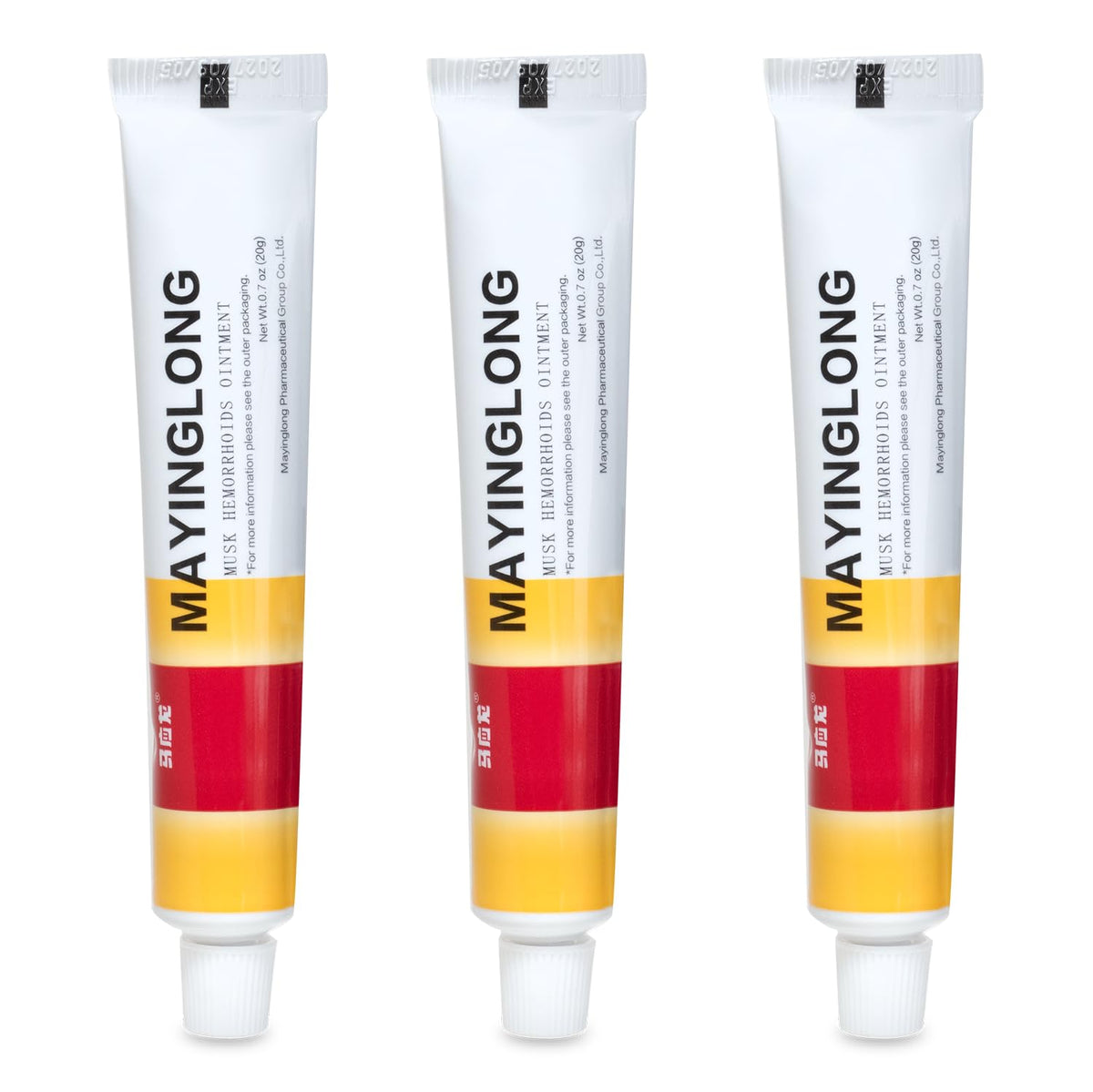 Mayinglong hemorroides ungüento tubo 20 g: alivio práctico de molestias.