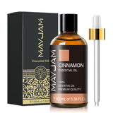 MAYJAM Aceite Esencial de Canela en botella ámbar para aromaterapia duradera