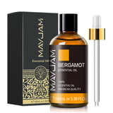 MAYJAM Bergamota, botella ámbar con gotero para aroma prolongado en el hogar