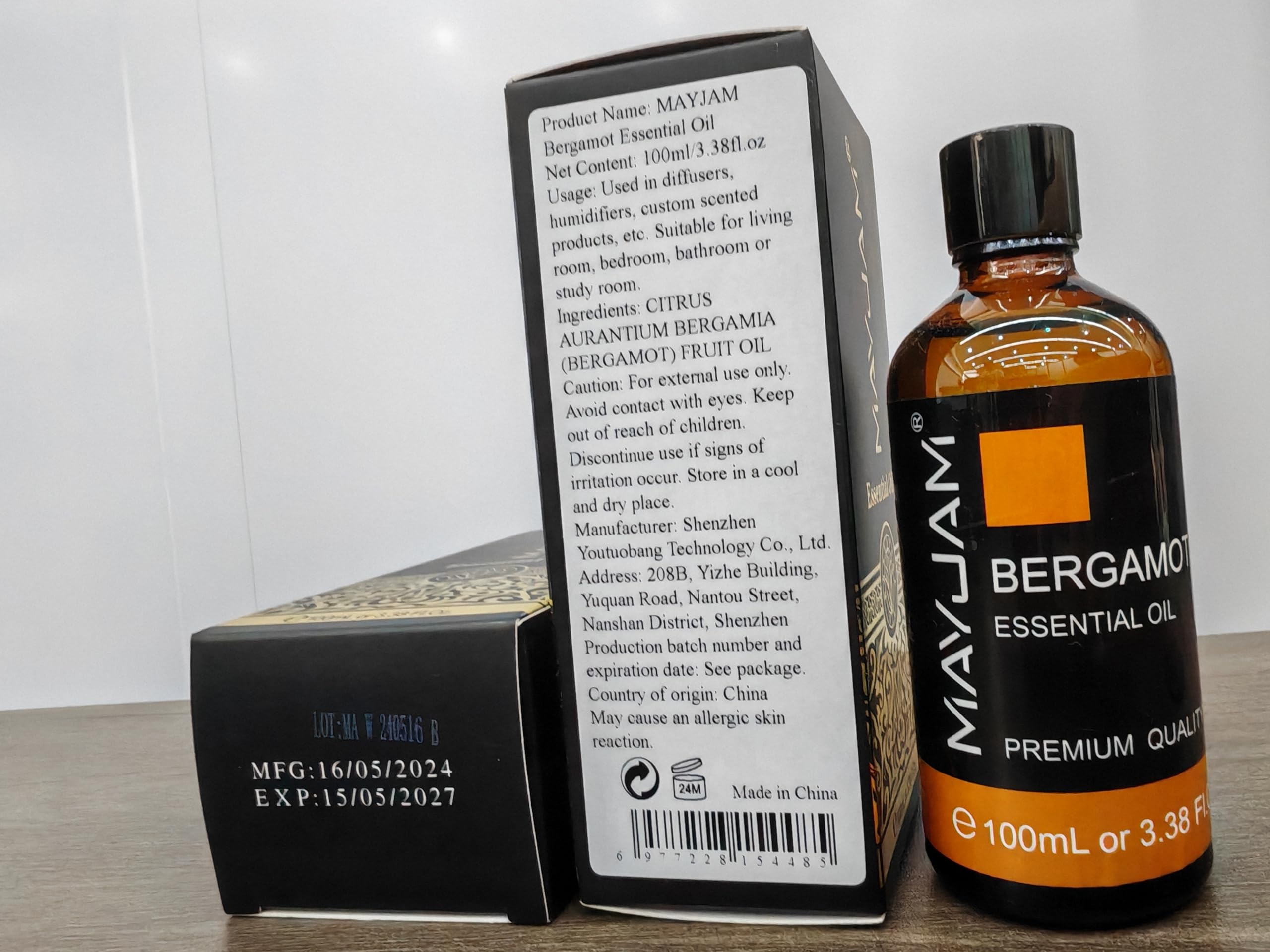 MAYJAM Bergamota, regalo elegante para amantes del bricolaje y fragancias