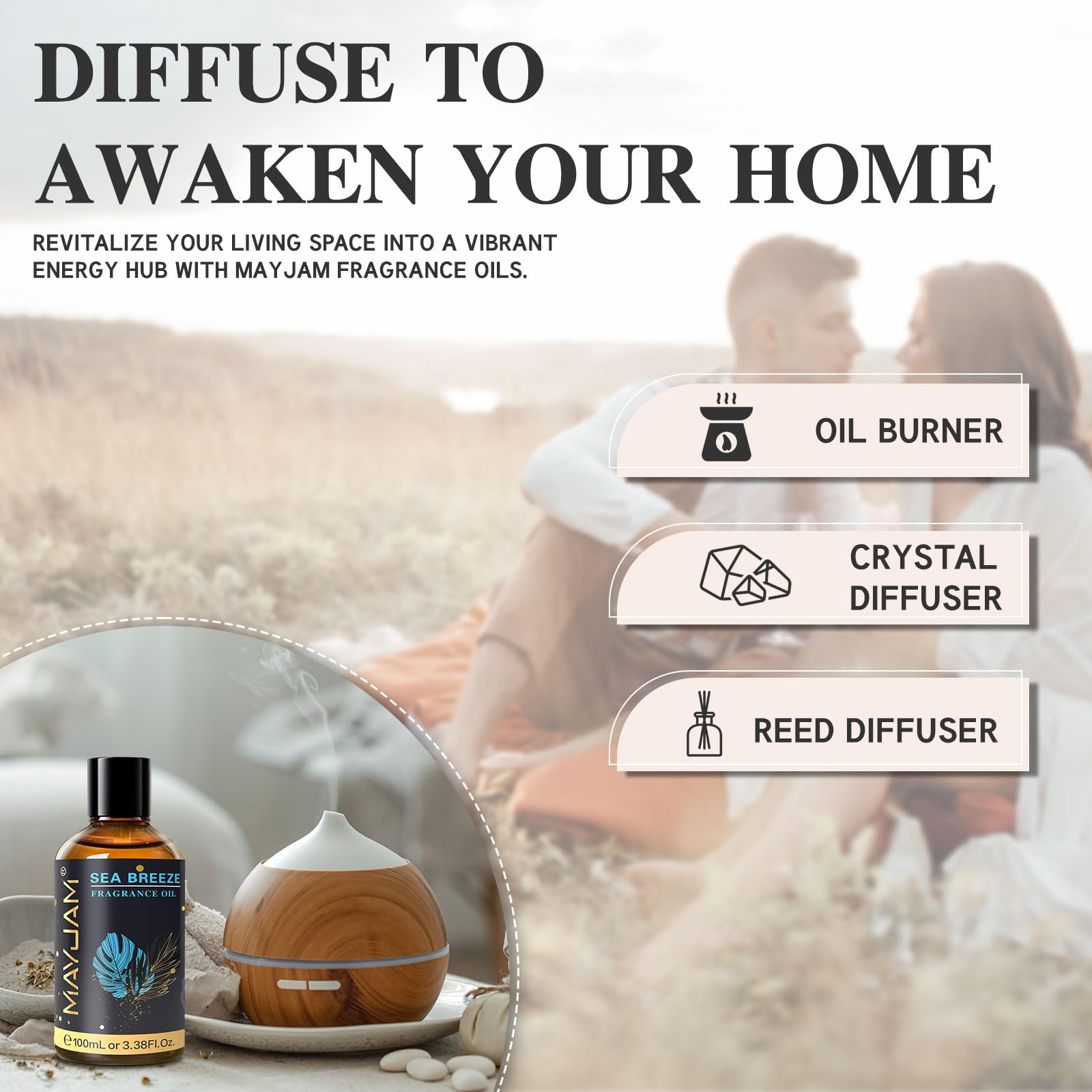 MAYJAM Brisa Mar fragancia de larga duración para jabones y velas
