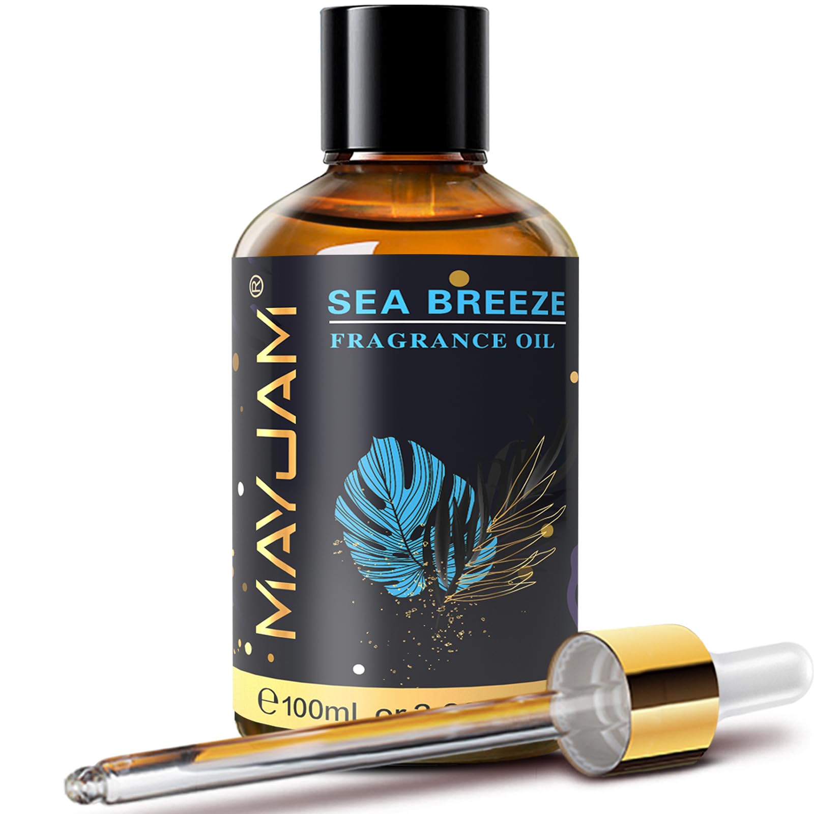 MAYJAM Brisa Mar frasco ámbar 100 ml para aroma duradero en difusor