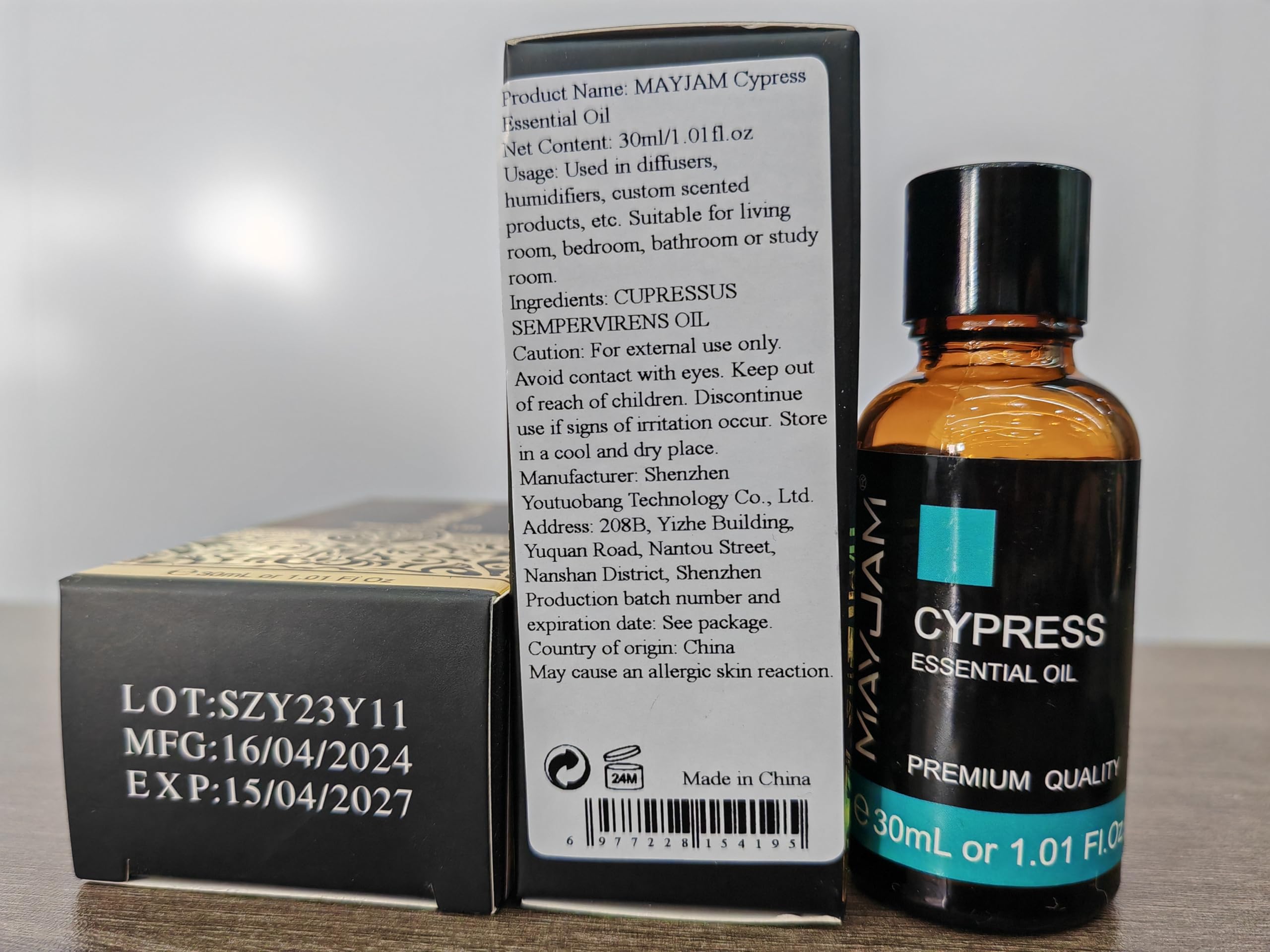 MAYJAM Ciprés Aceite para aromaterapia y relajación diaria