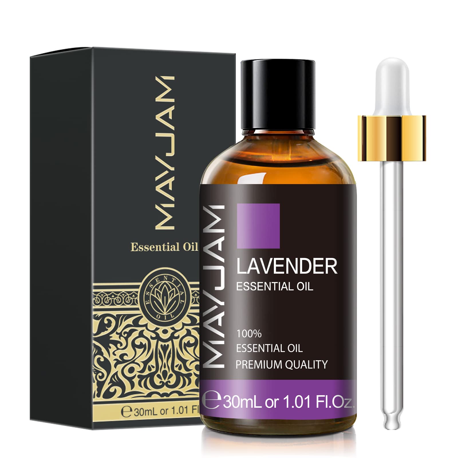 MAYJAM difusor con lavanda emite aroma suave para relajación diaria