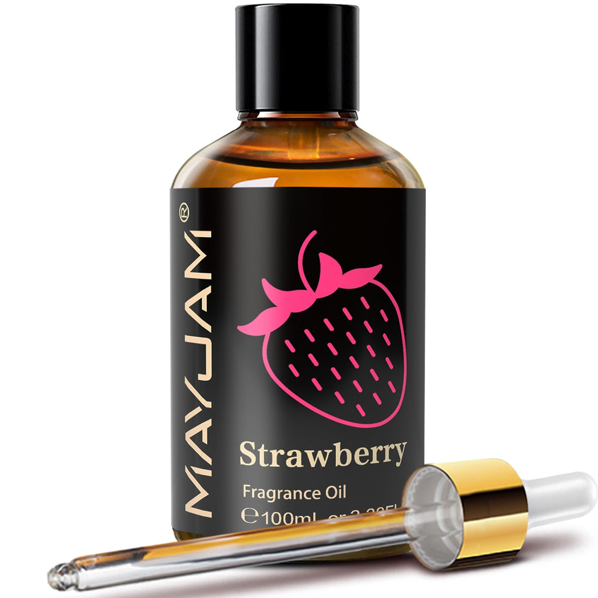 MAYJAM fragancia fresa, botella-ambar conserva aroma prolongado para difusores.