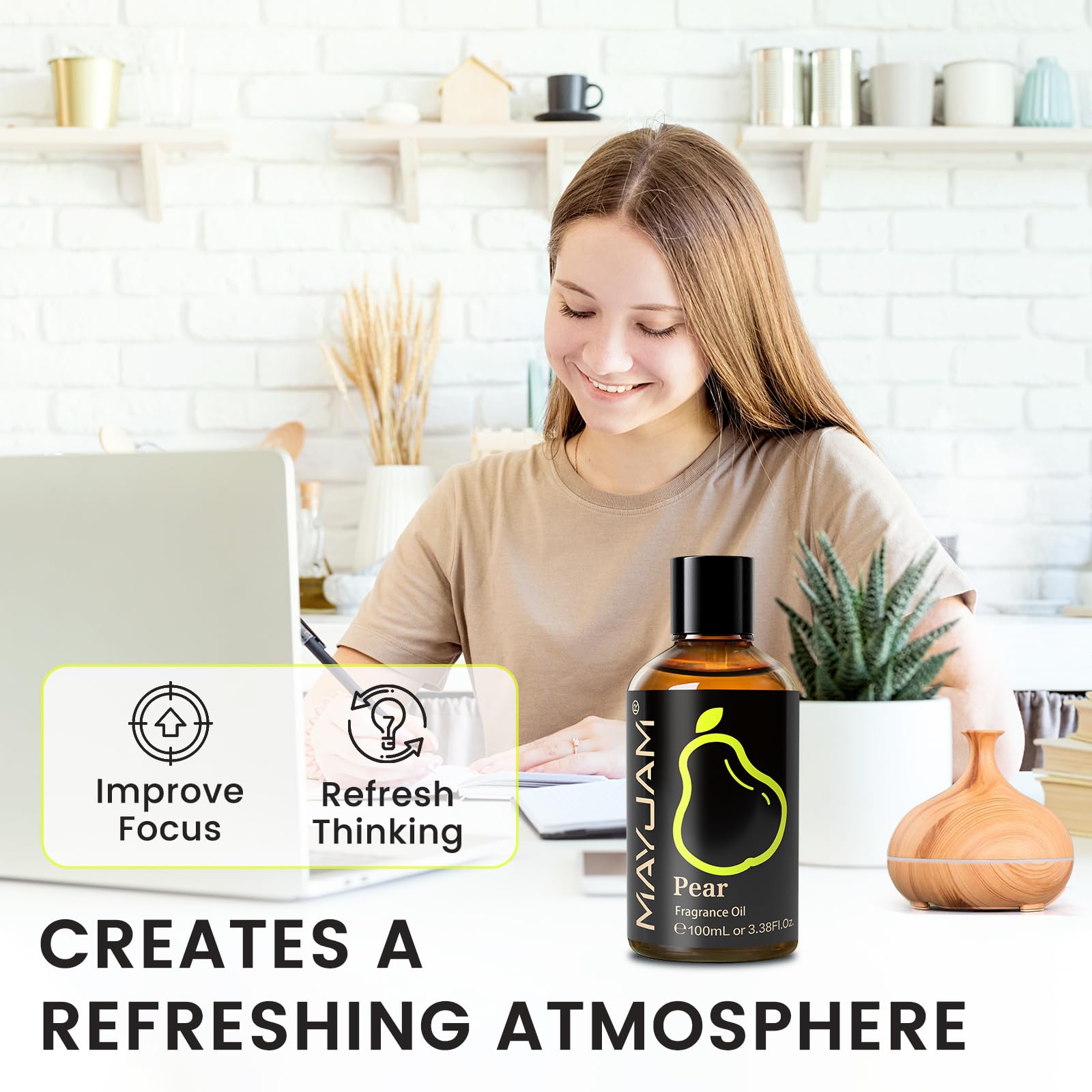 MAYJAM fragancia pera, aroma fresco para jabones artesanales