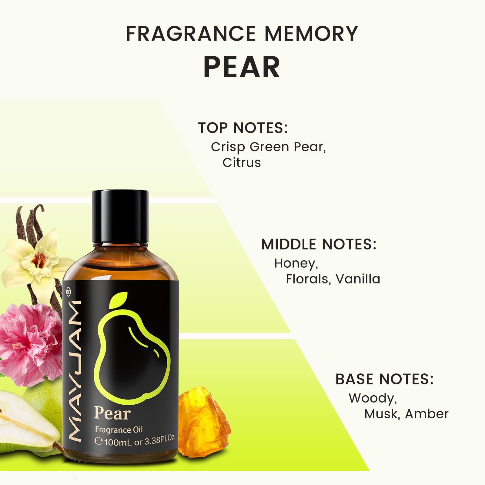 MAYJAM fragancia pera, difusor para crear ambiente agradable